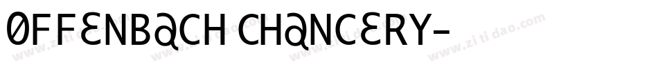 Offenbach Chancery字体转换